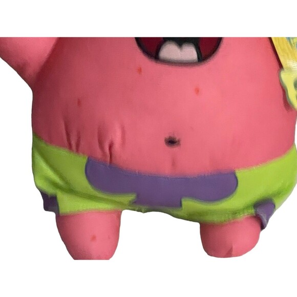 SpongeBob SquarePants Patrick Star 10" Stuffed Animal Plush Toy With Tag - Picture 6 of 13